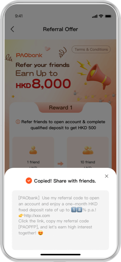New Account Welcome Bonus Referral Programme