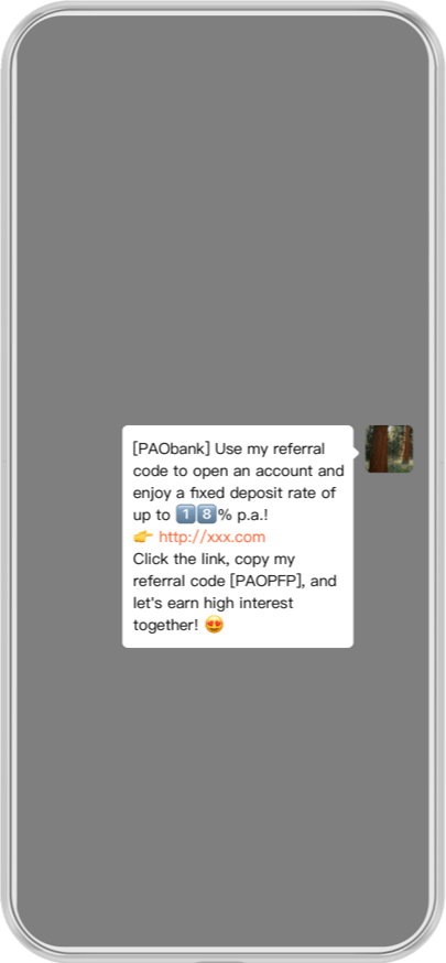 New Account Welcome Bonus Referral Programme