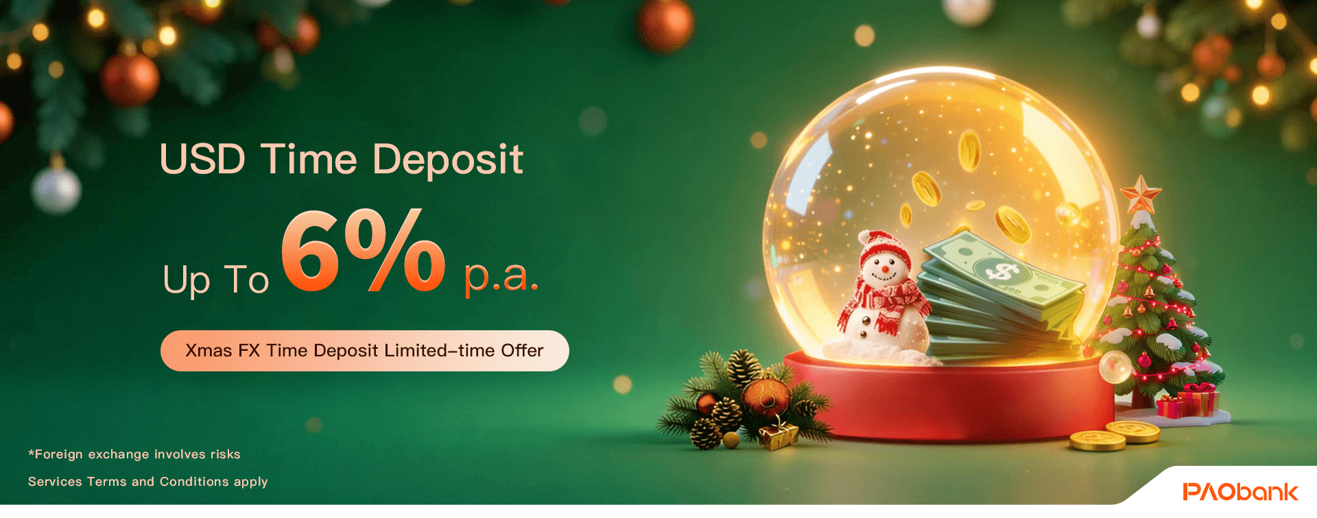 FX Time Deposit Limited Time Offer