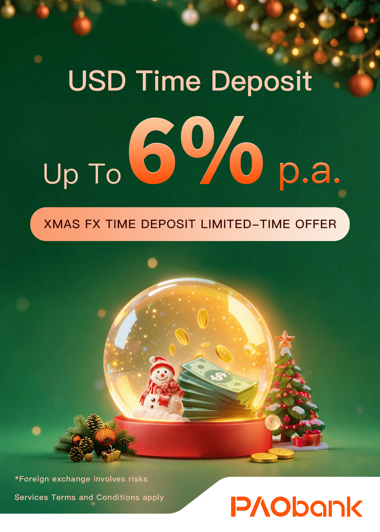 FX Time Deposit Limited Time Offer